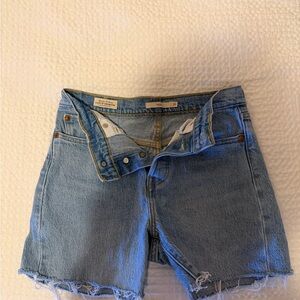 Levi’s Blue Denim Women's Shorts